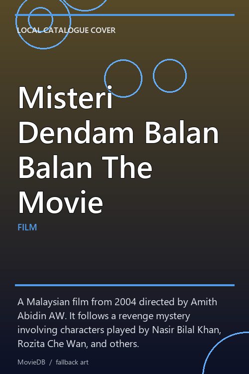 Misteri Dendam Balan Balan The Movie poster