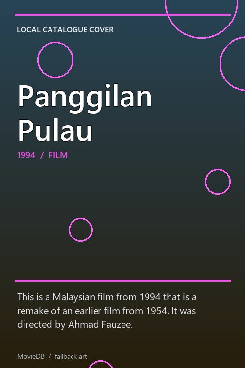 Panggilan Pulau poster