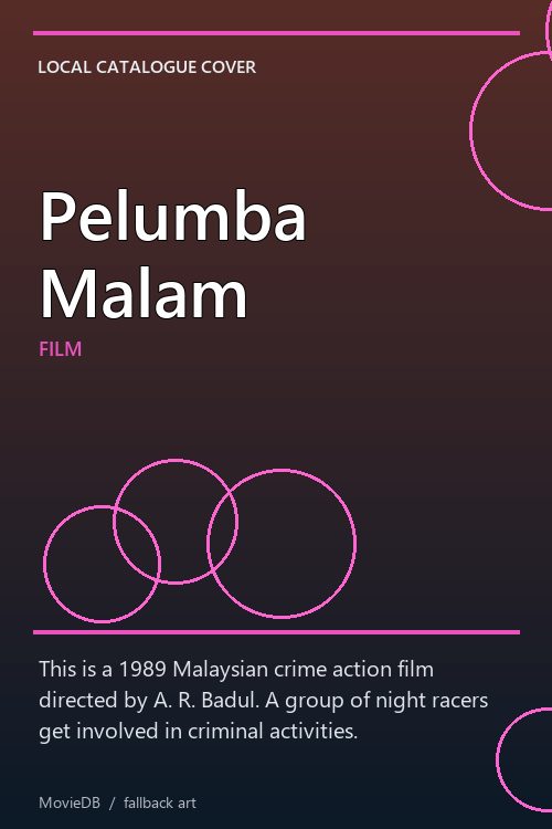 Pelumba Malam poster