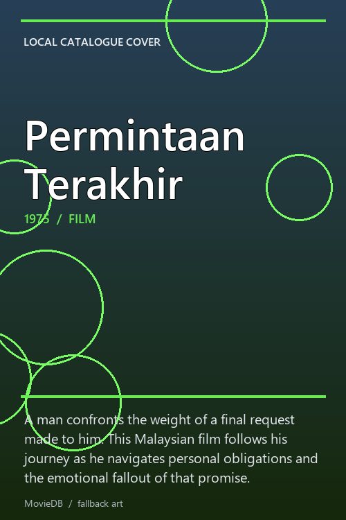 Permintaan Terakhir poster