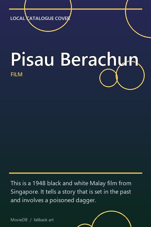 Pisau Berachun poster