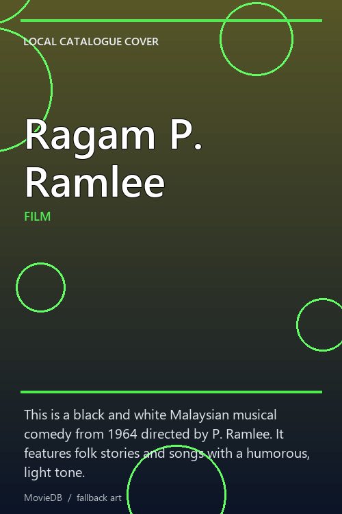 Ragam P. Ramlee poster