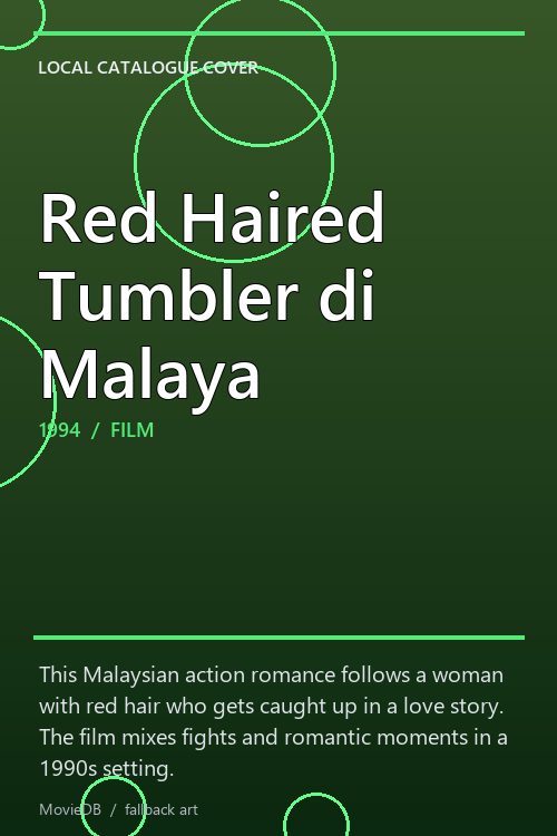 Red Haired Tumbler di Malaya poster