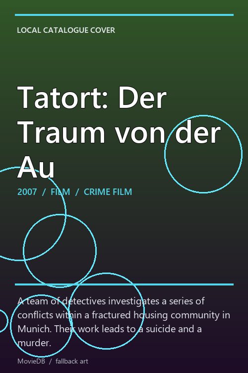 Tatort: Der Traum von der Au poster