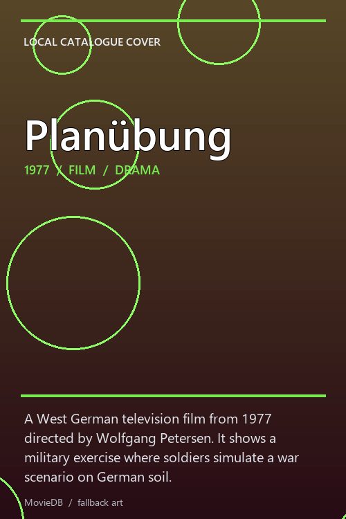Planübung poster