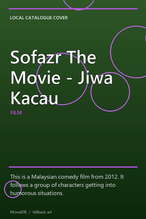 Sofazr The Movie - Jiwa Kacau poster