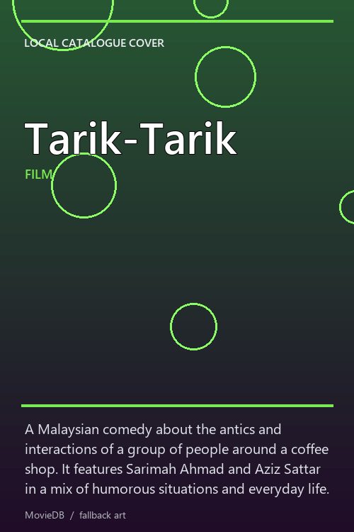 Tarik-Tarik poster