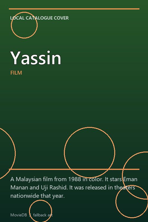 Yassin poster