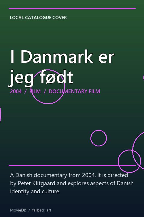 I Danmark er jeg født poster