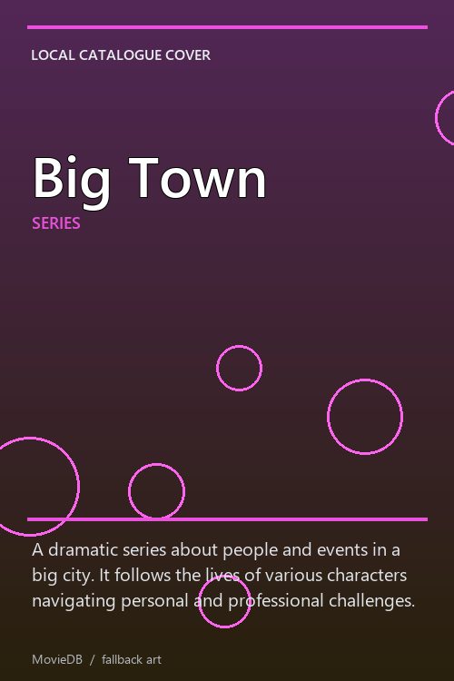 Big Town poster