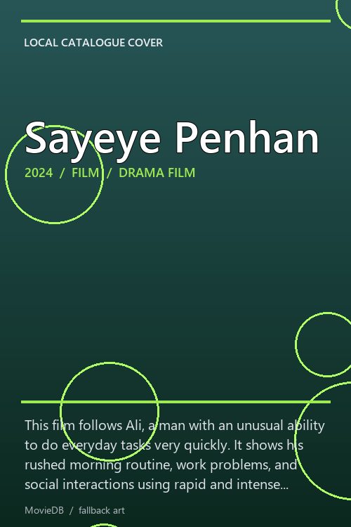 Sayeye Penhan poster