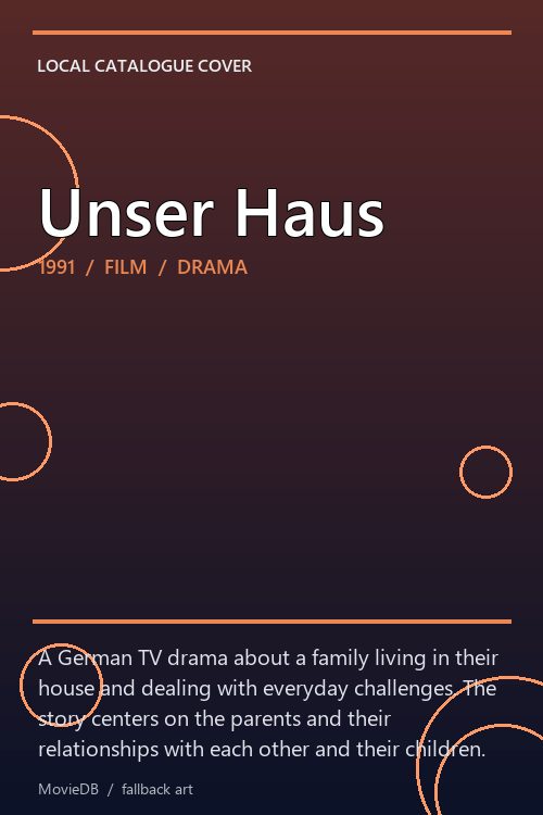 Unser Haus poster