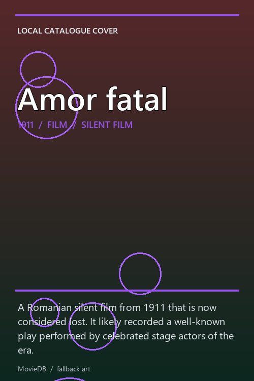 Amor fatal poster