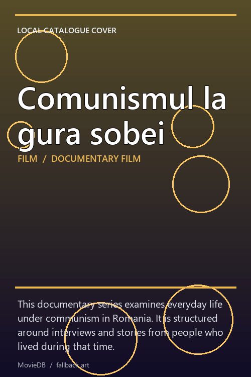 Comunismul la gura sobei poster