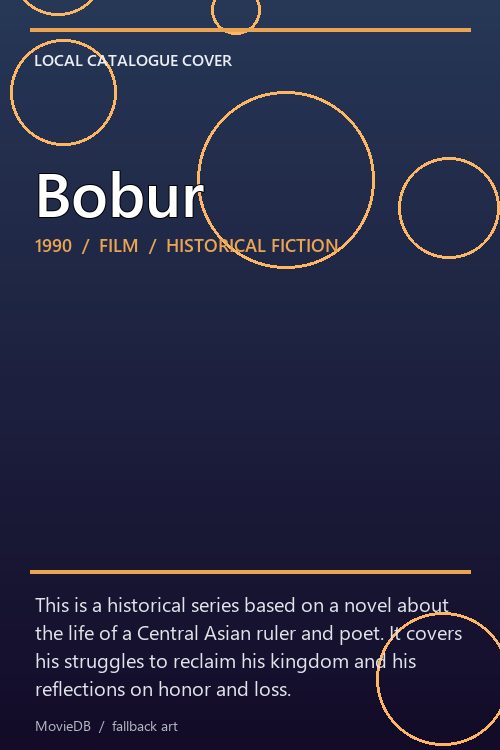Bobur poster