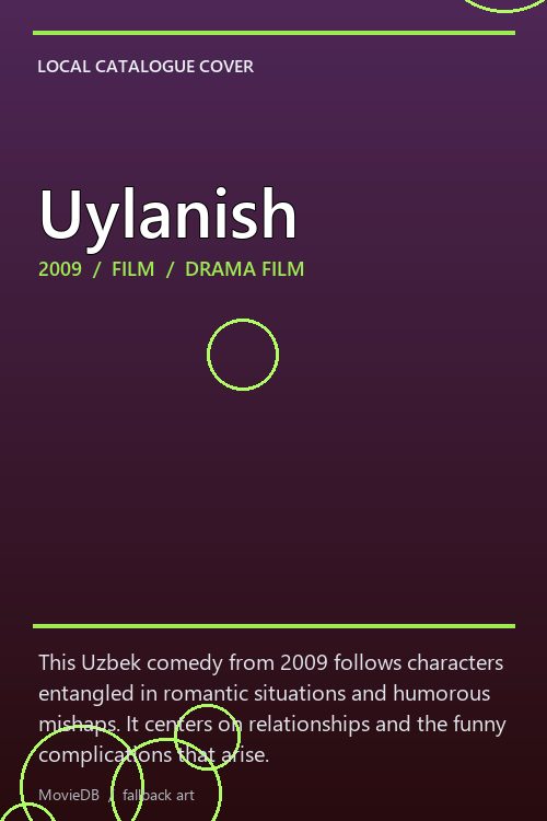 Uylanish poster