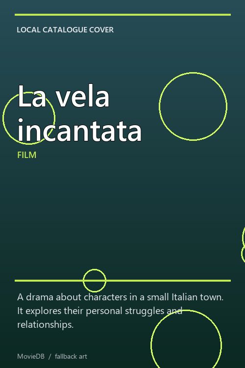 La vela incantata poster
