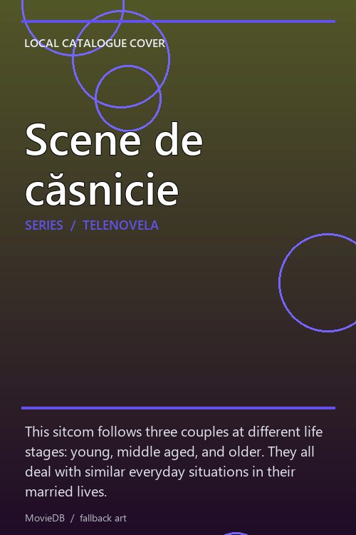 Scene de căsnicie poster