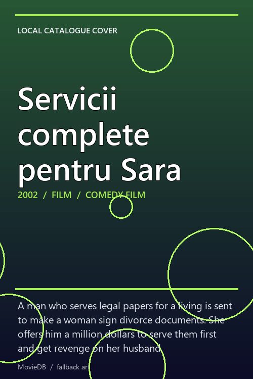 Servicii complete pentru Sara poster