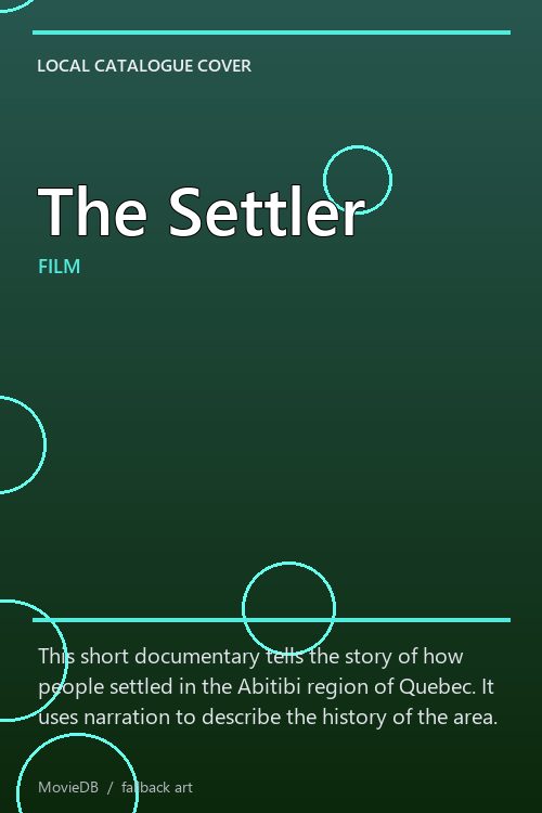The Settler poster