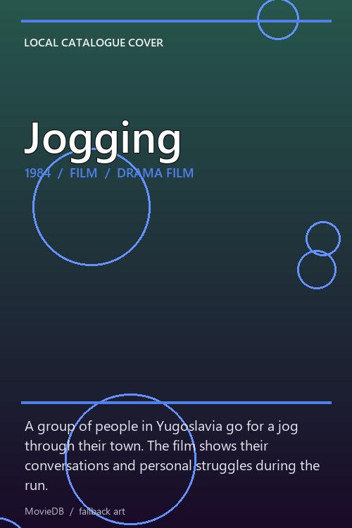 Jogging poster