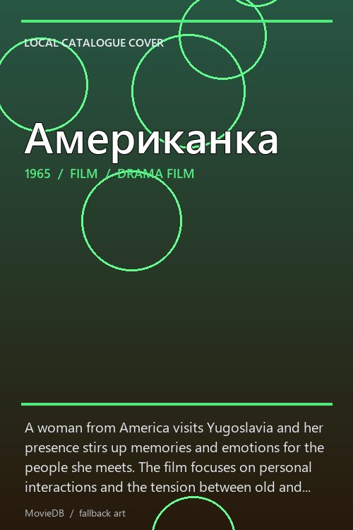 Американка poster