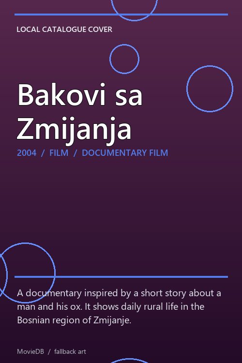 Bakovi sa Zmijanja poster
