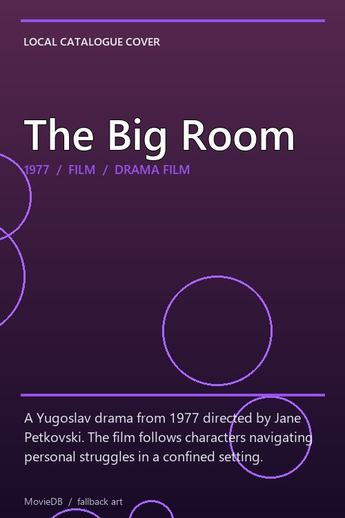 The Big Room poster