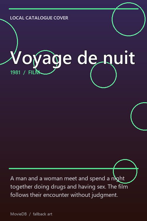Voyage de nuit poster