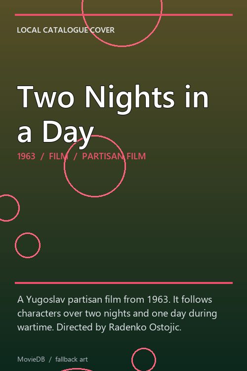 Two Nights in a Day poster