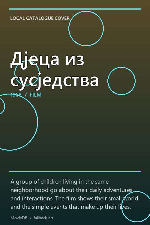 Дјеца из сусједства poster
