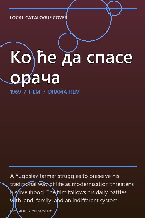 Ко ће да спасе орача poster