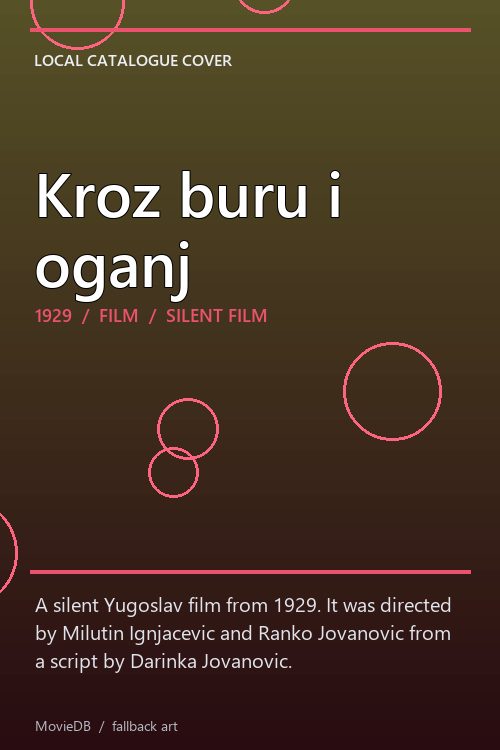 Kroz buru i oganj poster
