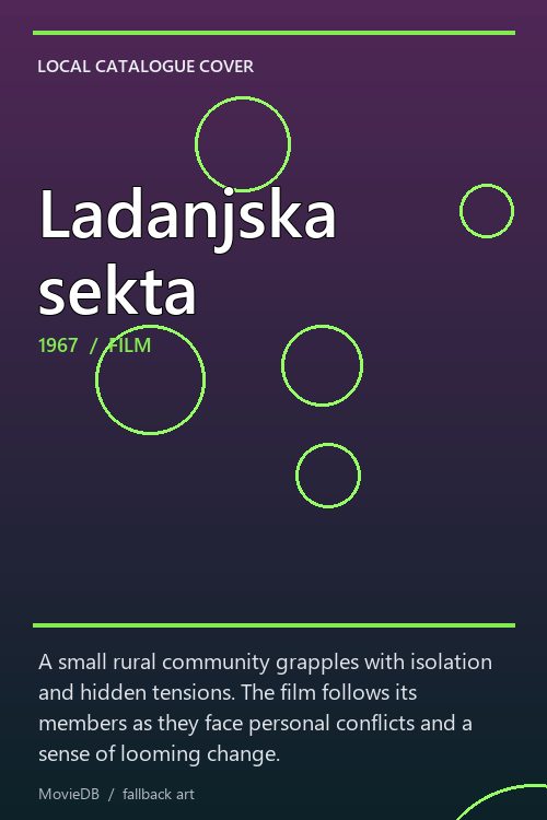 Ladanjska sekta poster