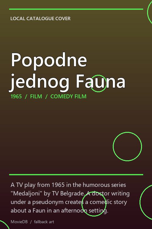 Popodne jednog Fauna poster