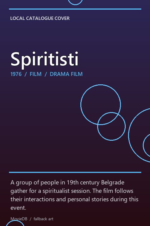 Spiritisti poster