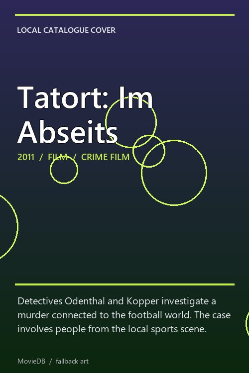 Tatort: Im Abseits poster