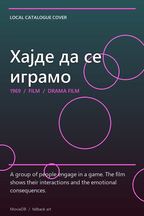 Хајде да се играмо poster