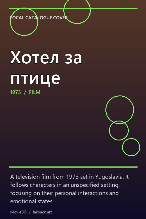 Хотел за птице poster