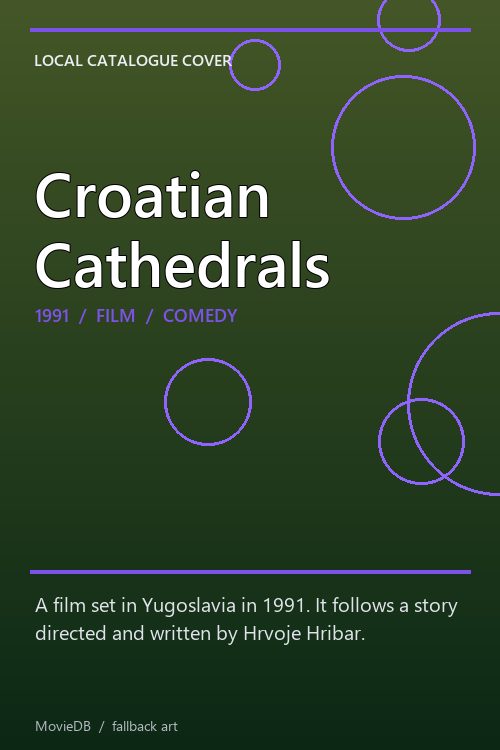 Croatian Cathedrals poster