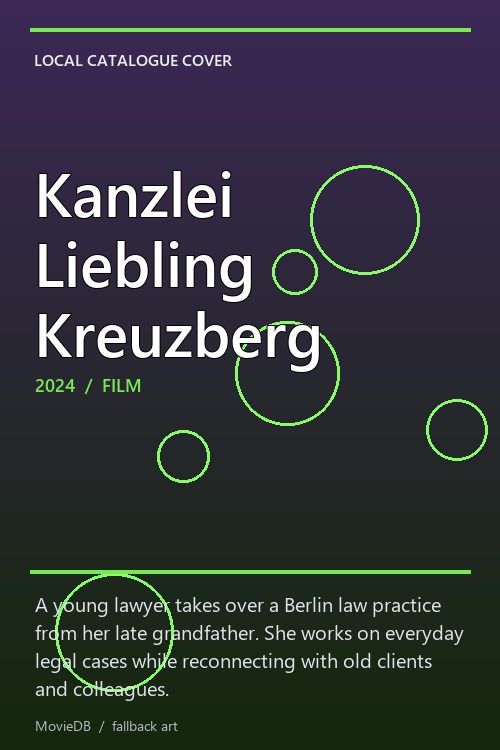 Kanzlei Liebling Kreuzberg poster