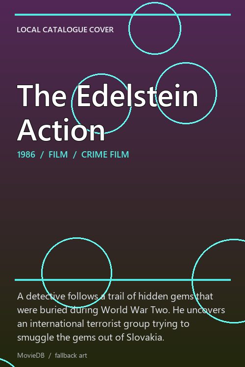 The Edelstein Action poster
