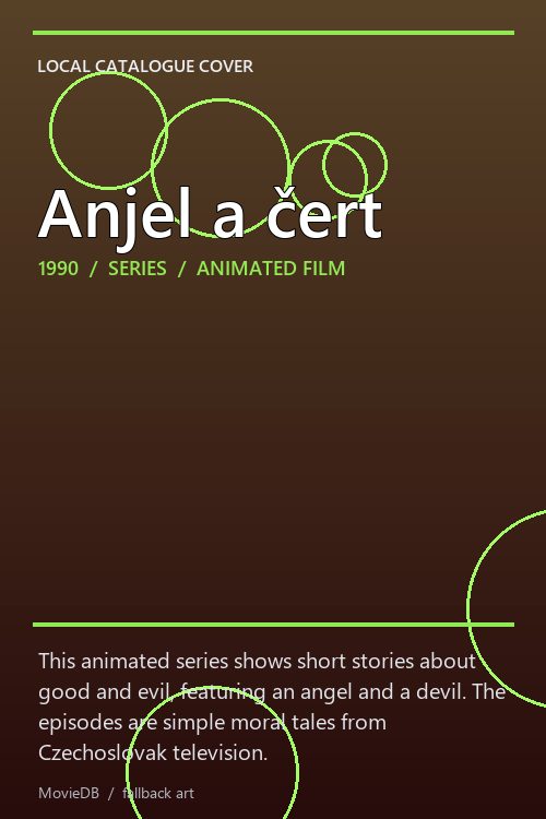 Anjel a čert poster