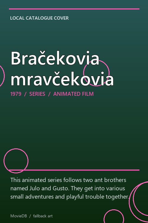 Bračekovia mravčekovia poster