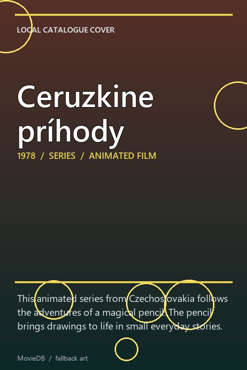 Ceruzkine príhody poster