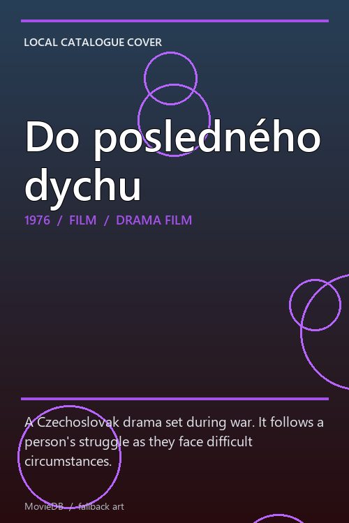 Do posledného dychu poster