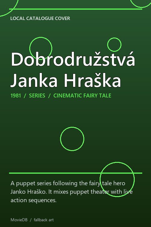 Dobrodružstvá Janka Hraška poster