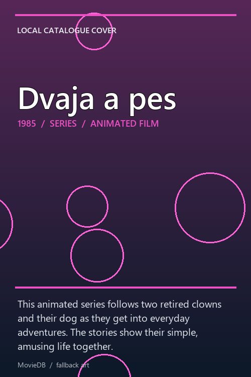 Dvaja a pes poster
