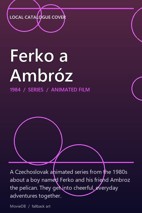 Ferko a Ambróz poster