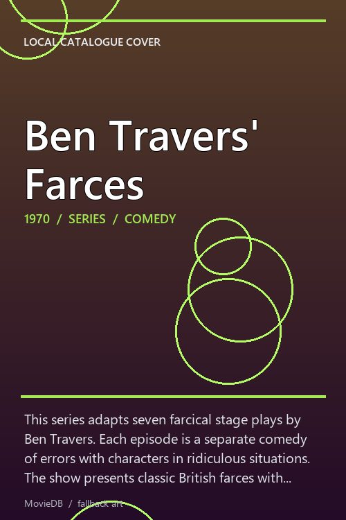 Ben Travers' Farces poster